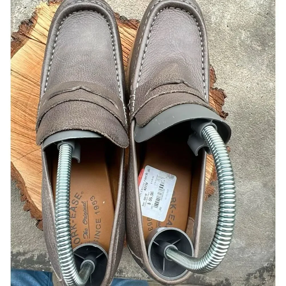 Kork-Ease Barbara Platform Gray Penny Loafer Nwt Size 8.5